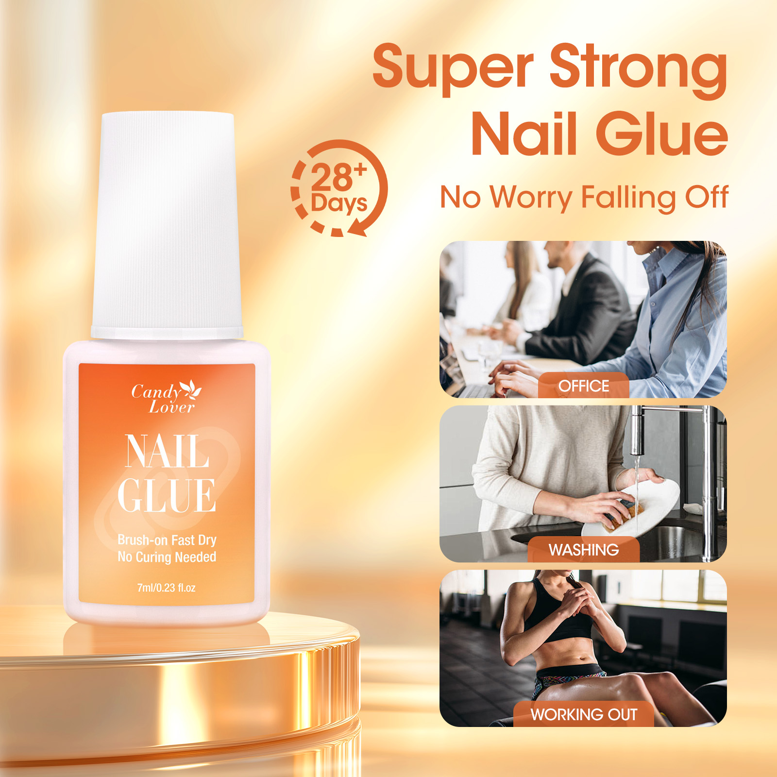 Super Strong Nail Glue Remover - Liquid Uv Glue Kit reseña y precio
