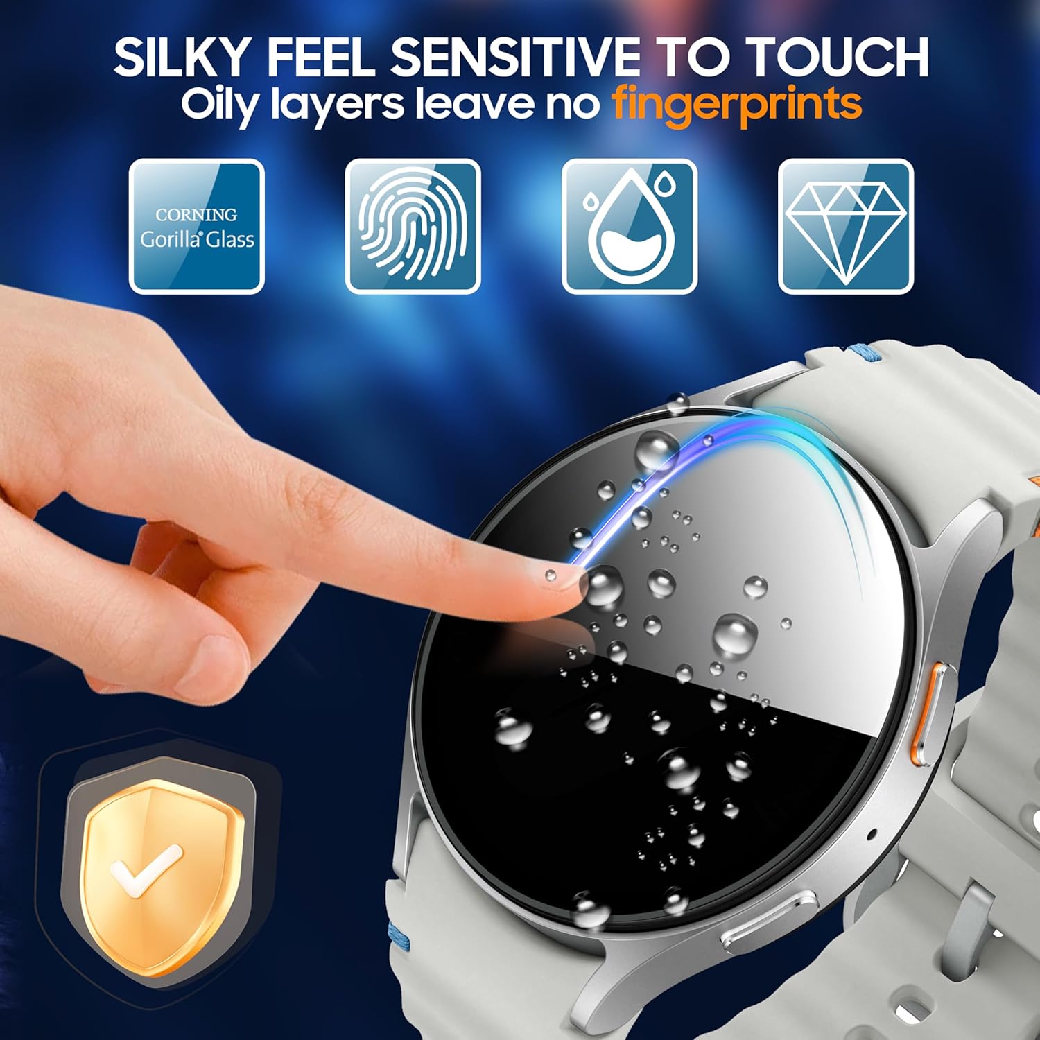 3pcs for Samsung Galaxy Watch  - Privacy Screen Protector reseña y precio