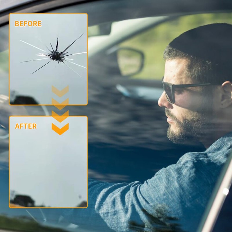 Windshield Repair Kit For Chip - Liquid Uv Glue Kit reseña y precio