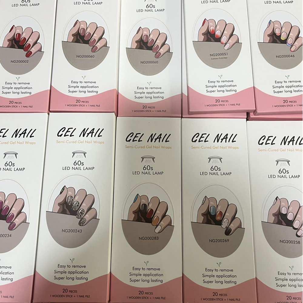 16/18/20Tips French Gel Nail S - Full Cover Adhesive reseña y precio