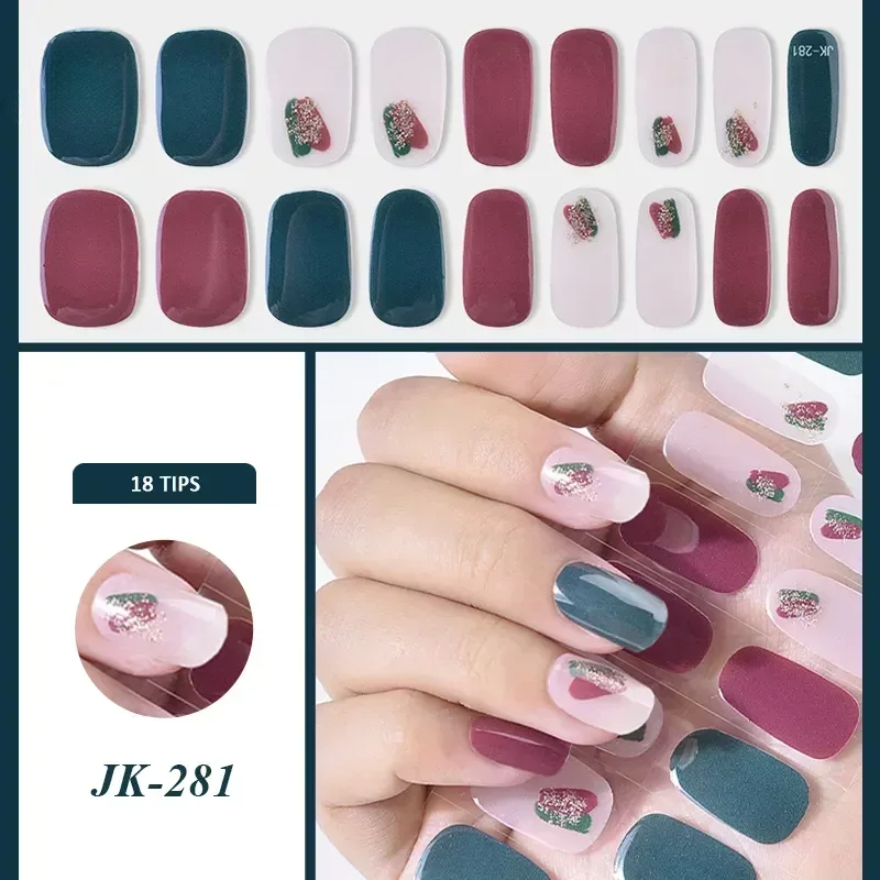 16/18/20Tips French Gel Nail S - Full Cover Adhesive reseña y precio